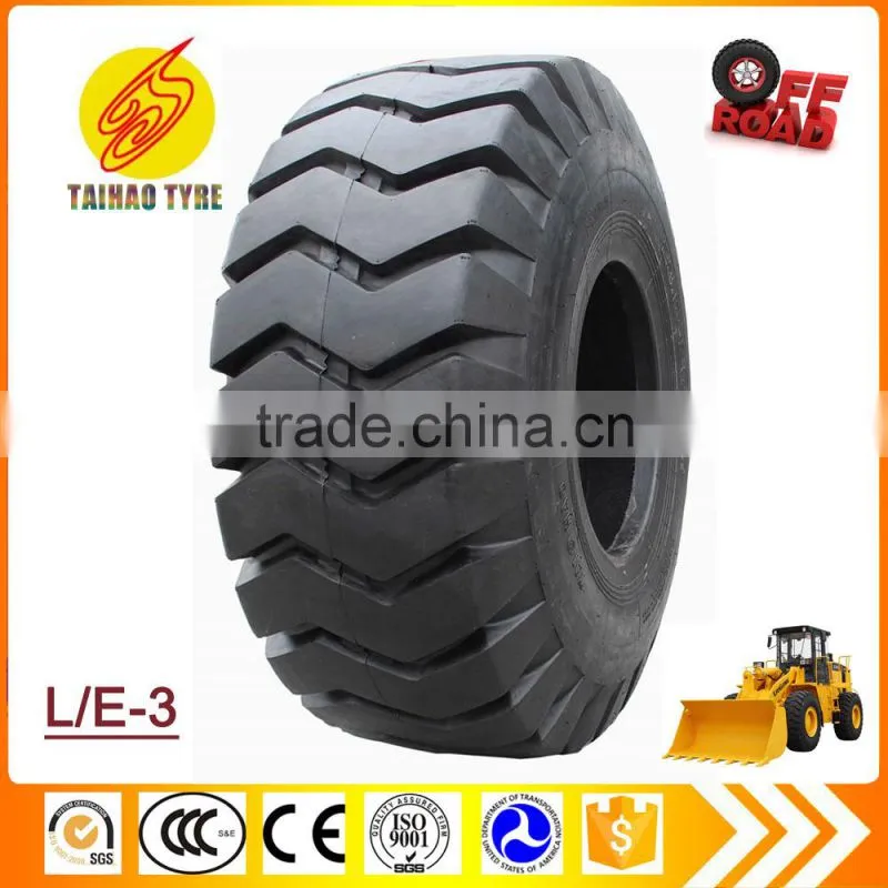 China factory L/E-3 off the road tyres OTR tyres loader tyres 1300X24 1400X24 15.5X25 17.5X25 20.5X25 23.5X25 26.5X25