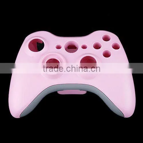 Pink Wireless Controller Full Shell Case for XBOX 360