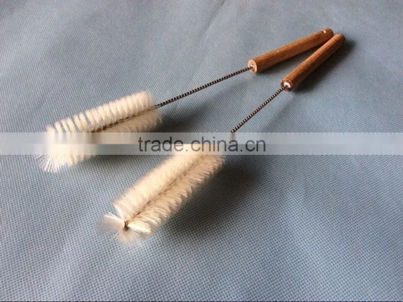 Wooden handle nylon bottle cup brush clean brush