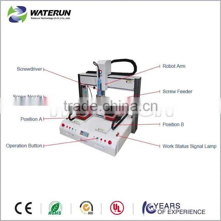 Desktop automatic screw fastening industrial robot for assembly