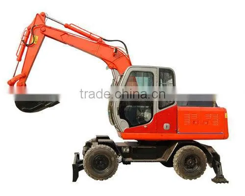 China's best selling 7 ton Hydraulic wheel Excavator with High quality
