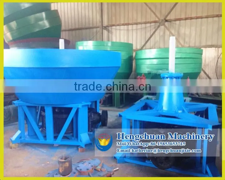 China Manufacture Gold Grinding Wet Pan Mill with High Efficiency