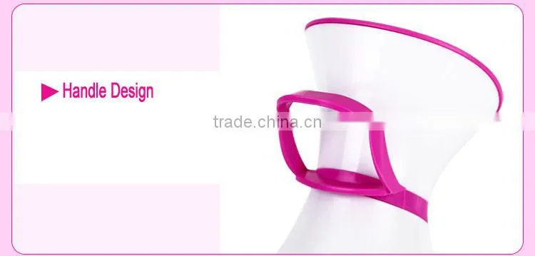 home using Spa Vapor mini facial steamer for promotion gift