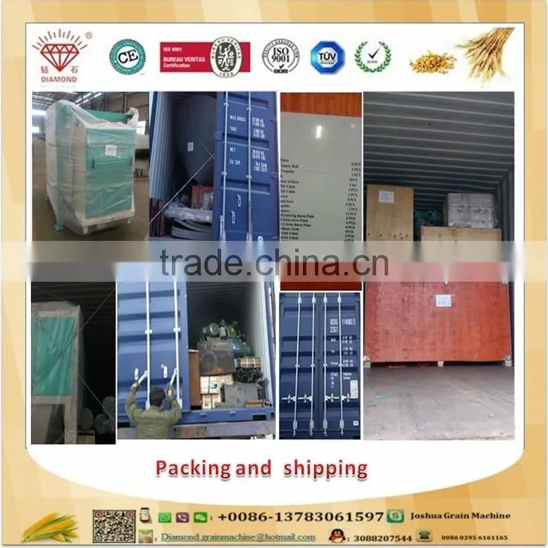 Wide usage flour mill removing light impurities cycling air separator