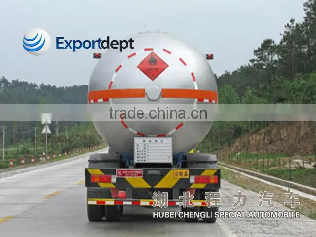48m3 propane semi trailer, lpg gas cylinder trailer