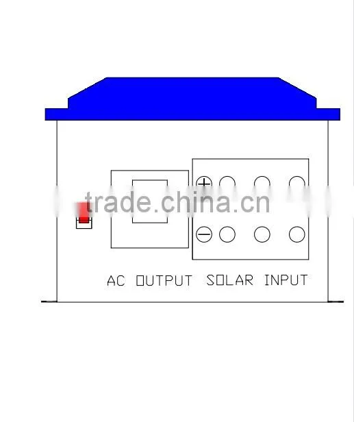 Solar water pump inverter DC to AC converter Mppt function three phase 380V 1.5kw 1500W