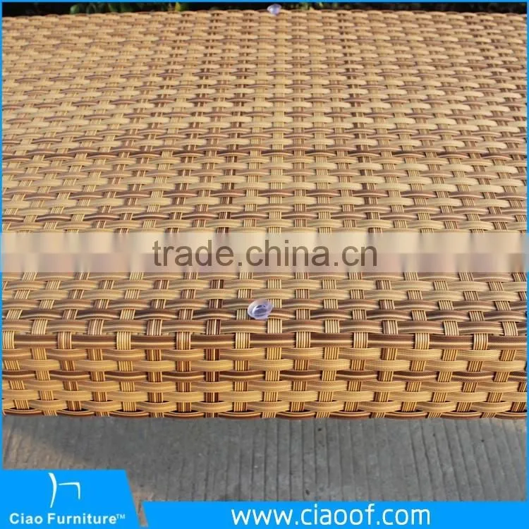 China Big Factory Sale Garden Dining Set Wicker Furniture Aluminum Furniture For Sell