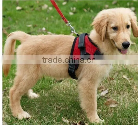 CY113 High quality adjustable pet harness vest breathable dog training harness