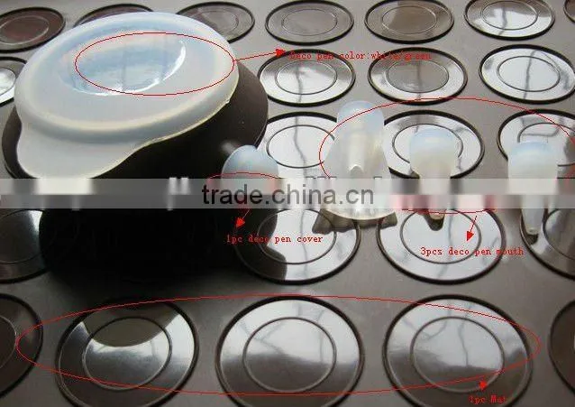 48 hole macaron pad+Easy squeeze macaron