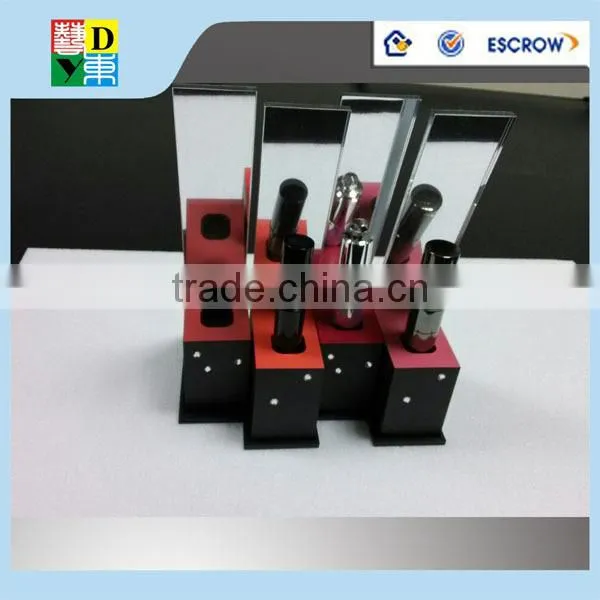 High quality of clear acrylic make up display from shenzhen