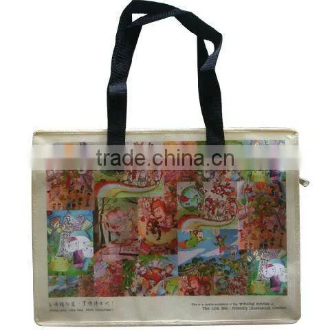 4C printing shopping bag with lamination