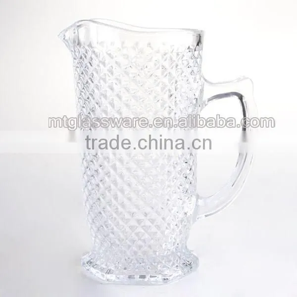 crystal wine decanter water pitcher with handle