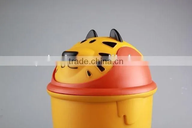 Rubbish Bin Household Garbage Can/Animal Design Plastic Trash Can
