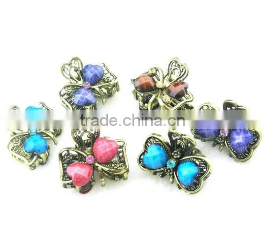 beautiful Crystal Pearl jewel Hair Clip