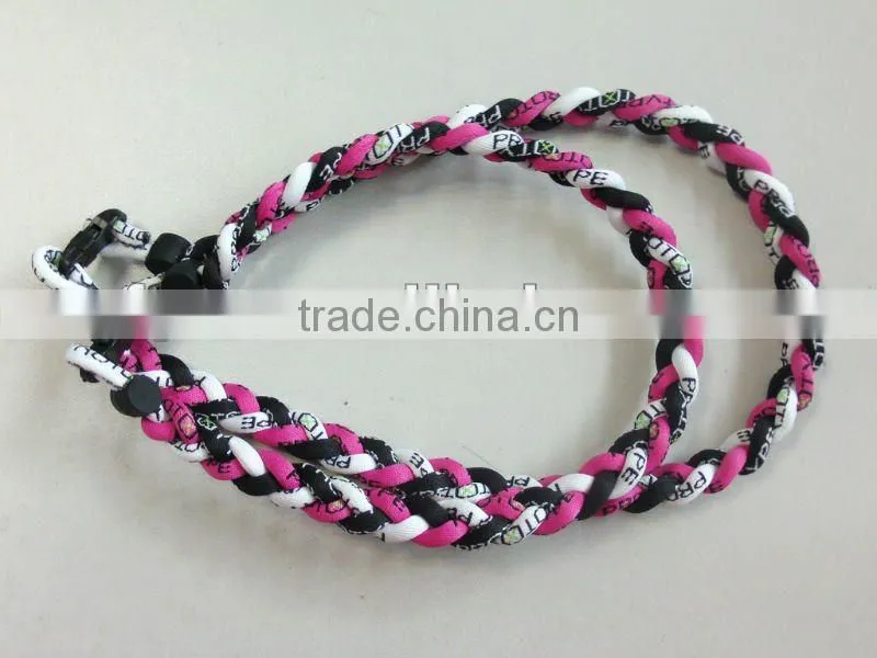 triple braided titanium necklace 2013