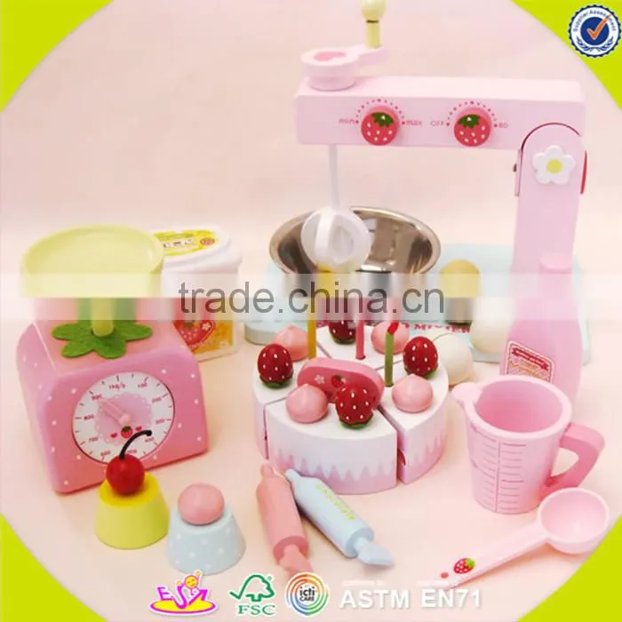wholesale baby wooden bread machine toy role play kids wooden bread machine toy fashion wooden bread machine toy W10D103