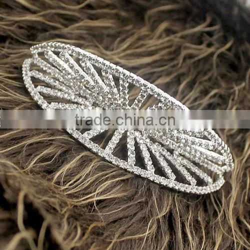 fashion Rhinestone Silver Wedding Crown