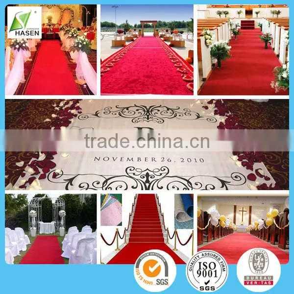 Guangzhou wedding accessories/ New Style wedding aisle runner for wedding decoration/wedding carpet/party items