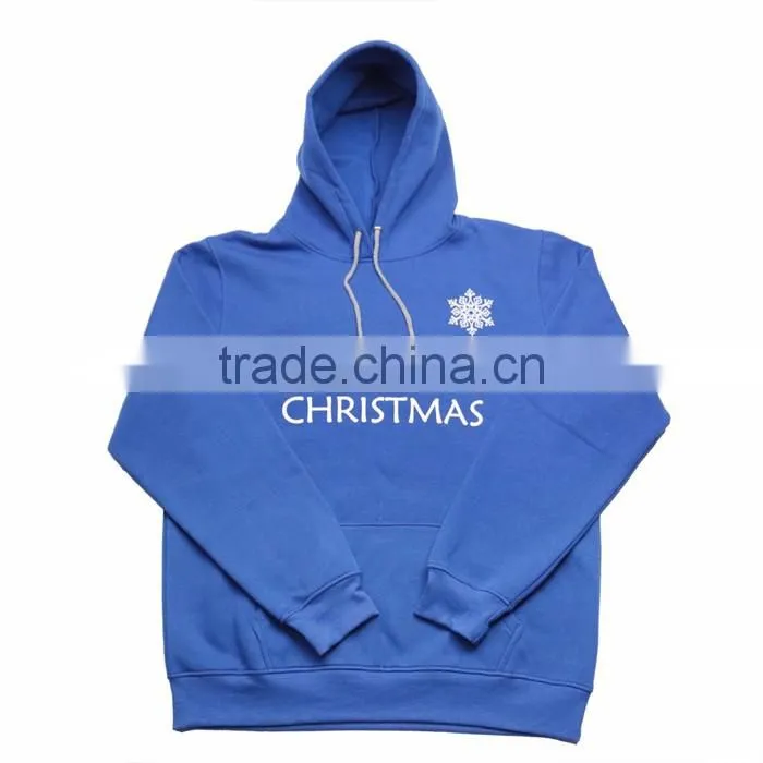 Wholesale Screen Print Custom Mens Hooded Sweatshirt