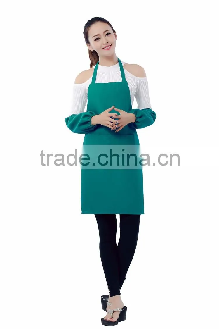 New silk screen high quality cheap plain apron for promotion