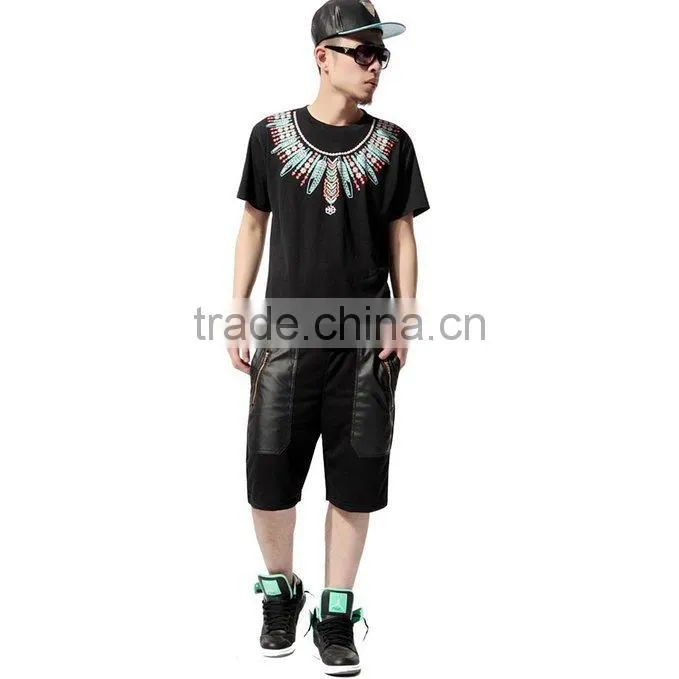 2016 china manufacturer custom men black tshirts bulk