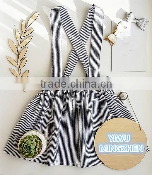New Designs 0-6 Years Baby Summer Frocks Designs Baby Girl Stripes Cotton Dress