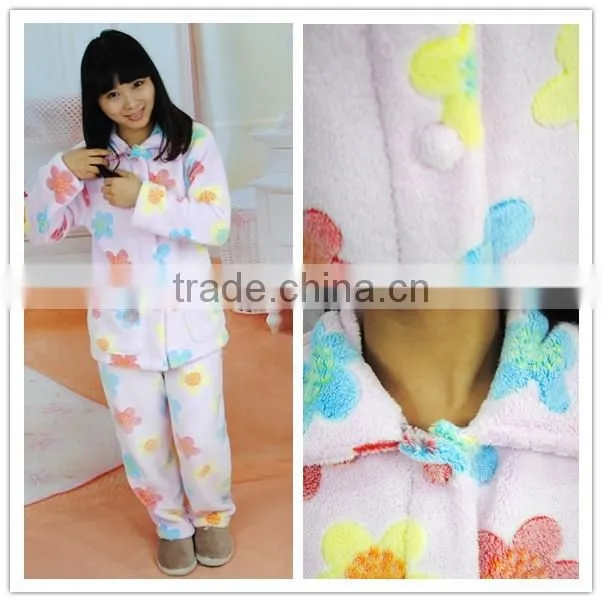 fashion casual women's winter pajamas set