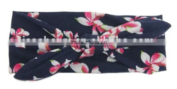 100% cotton fabric printed kids girl headband