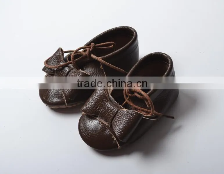 Lace fix leather baby moccasins, baby moccasins with lace