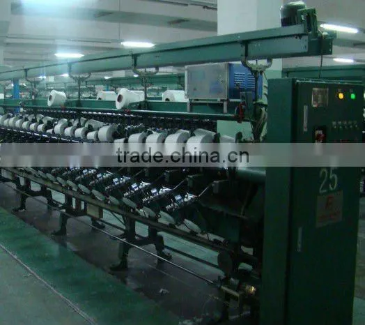 Black 100% Close Virgin Spun Dyed Polyester Yarn