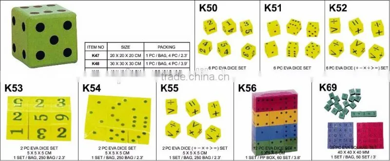 16pcs wooden letter dice