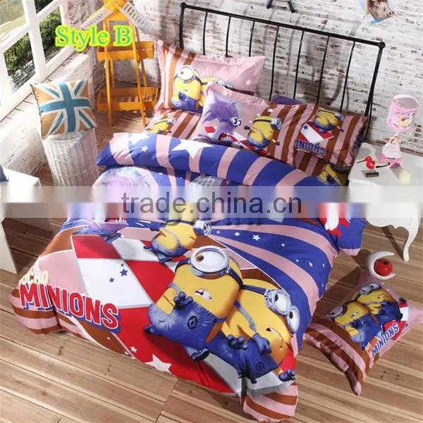 Big hero 6 bedding set 100% Cotton duvets wholesale cartoon design bedding sets