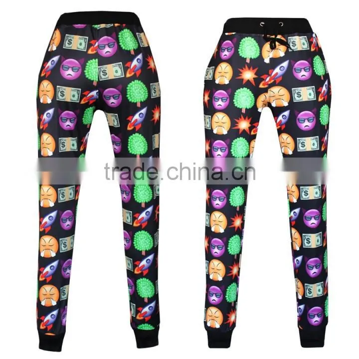 2017 Fashion Style 3D Printed Jogger Pants Hip Hop Jogging Clothes for Sale
