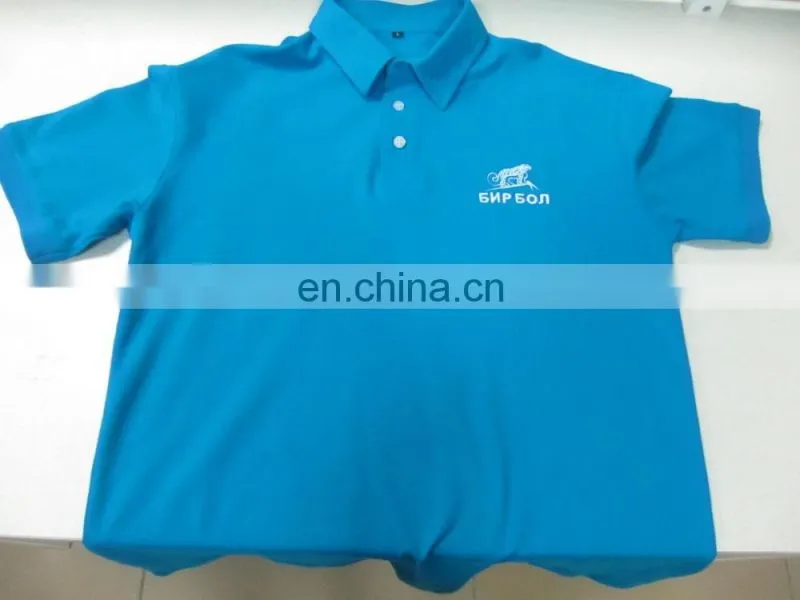 custom made embroidered logo high quality polo shirt