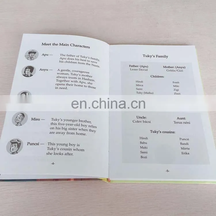 Factory price wholesale colorful white paper hardcover book printing with perfect binding