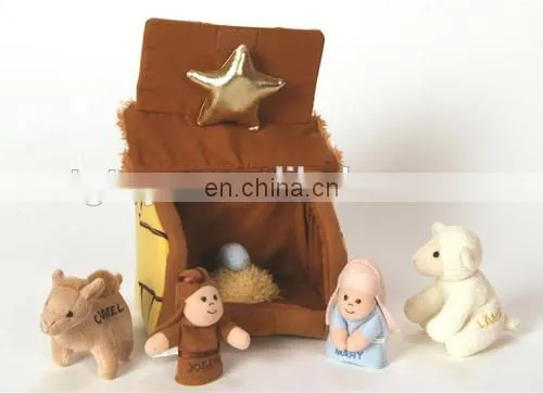 Custom hot sale Nativity Plush Sets toys for Kids
