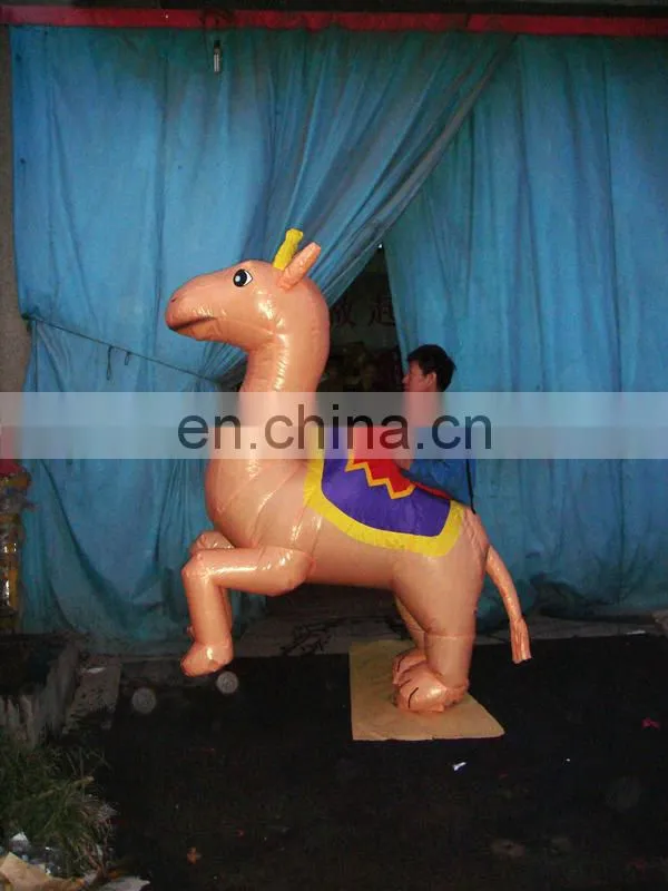 new style popular inflatable horse costume for advertising