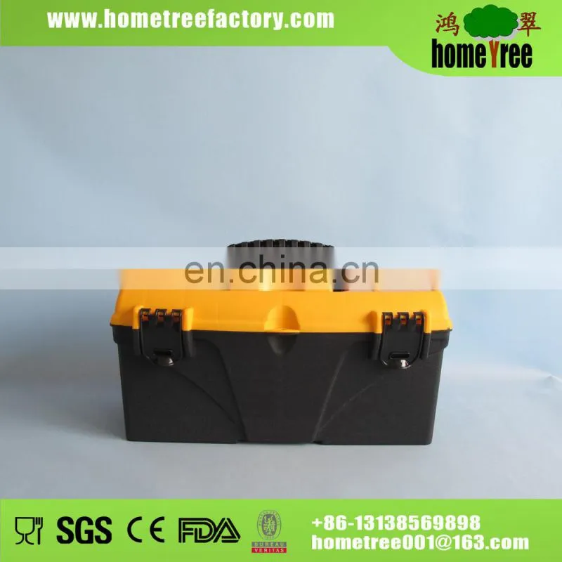 Tidy Convinient Quckily Plastic Multipurpose Storage Box With Dividers And Handle