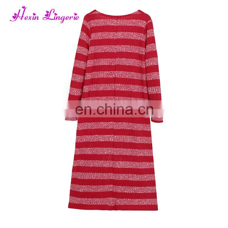 2017 Latest Fashion Red Long Kintting Cardigan Women Tops