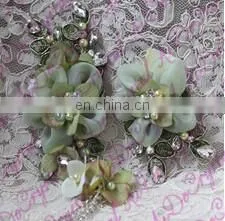Aidocrystal green garland hair flower headwear wholesale hair accessories for women