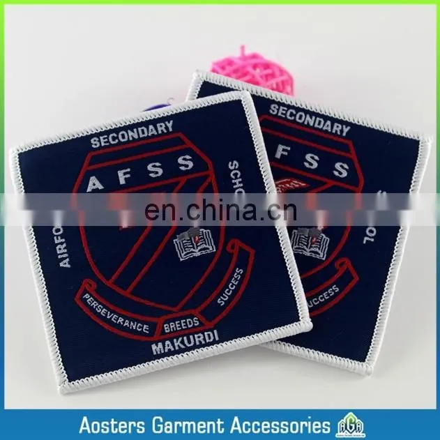 private custom label clothing woven badges