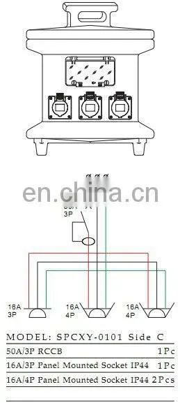 Mobie power outlet box