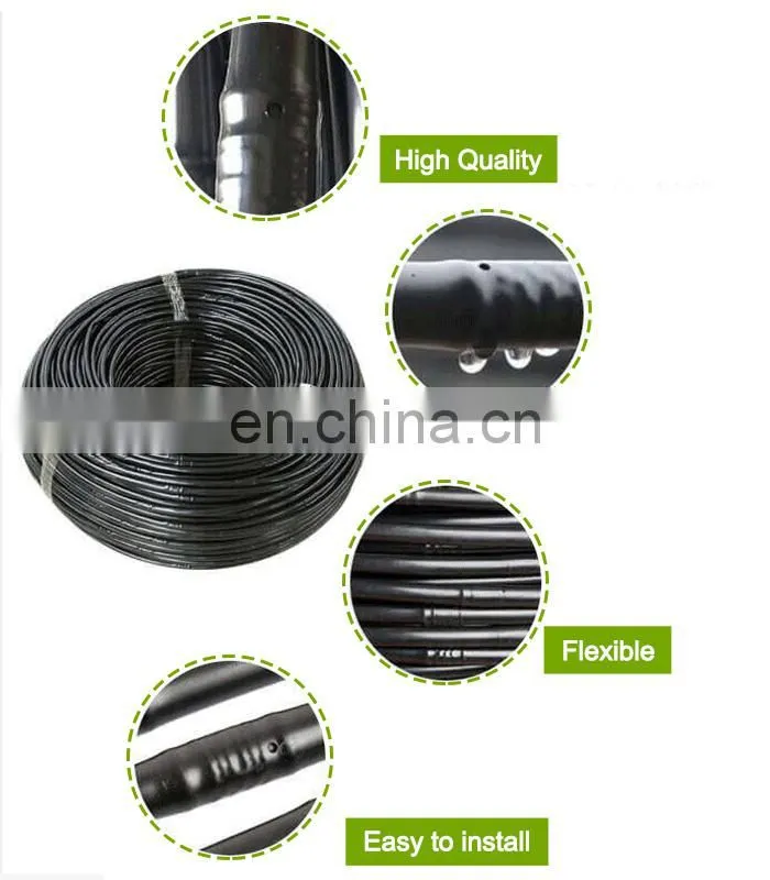 soft garden drip irrigation system pe pipe for agriculture irrigation