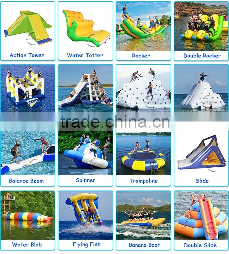 high quality 0.9mmPVC inflatable flying towables flying fish