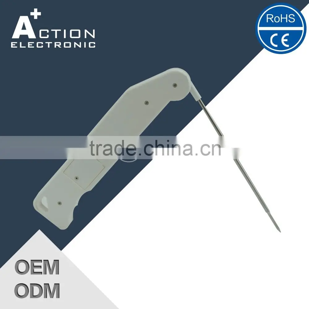 foldable digital meat thermometer