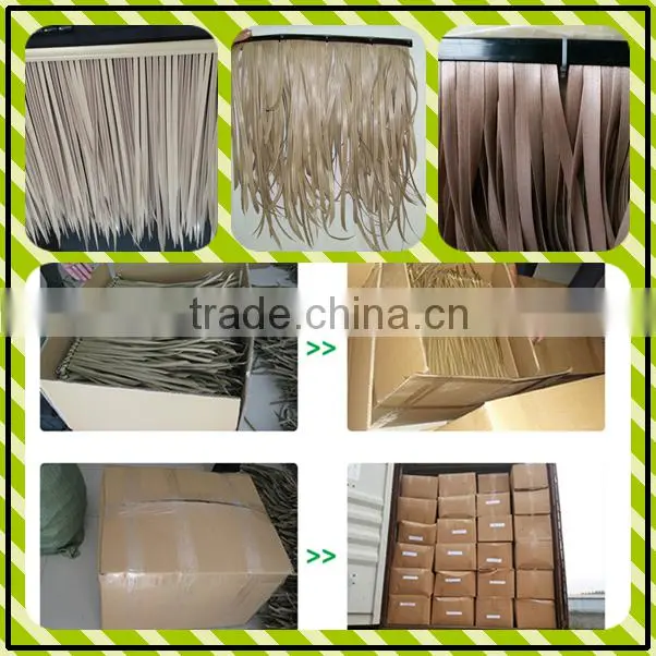 Popular Durable plastic thatch roof