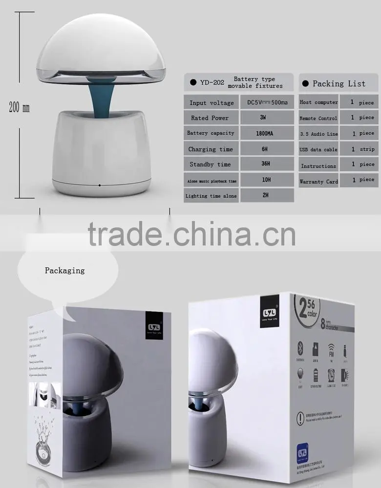 2015 the most satisfactory design table lamp with led light