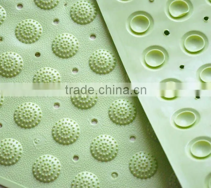 Soft touch bathroom rug anti-slip mesh mat