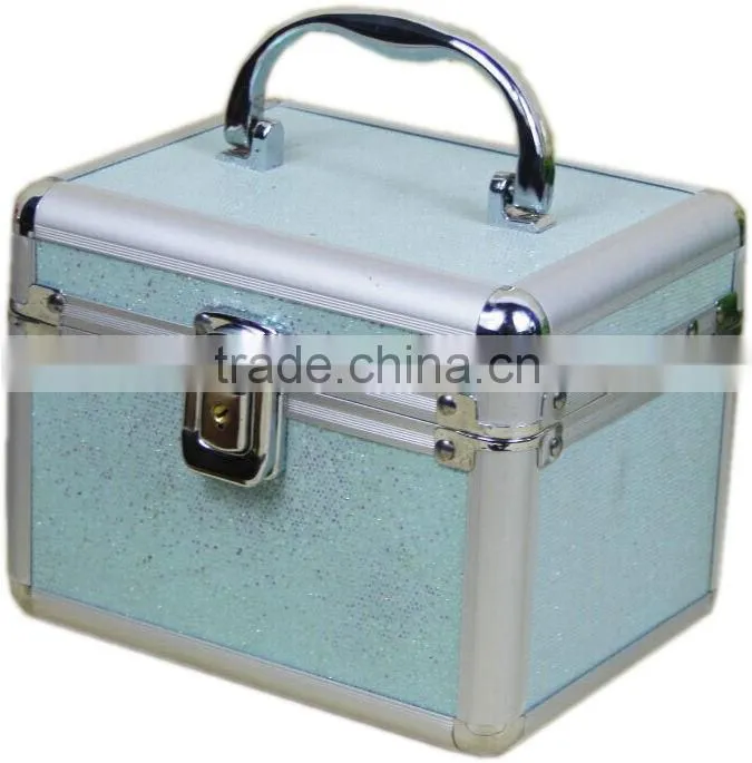 aluminum profile fireproof shell aluminum wine bottle display case with lock and handle