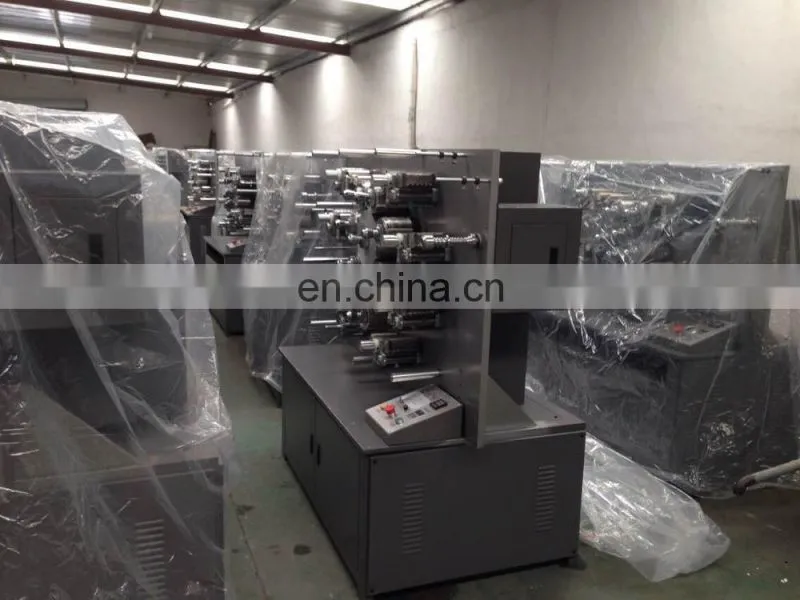 UGS1006 maquina impresora rotativa para etiqueta de lavado Automatic rotary letterpress label printer